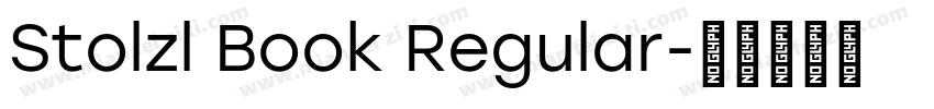 Stolzl Book Regular字体转换